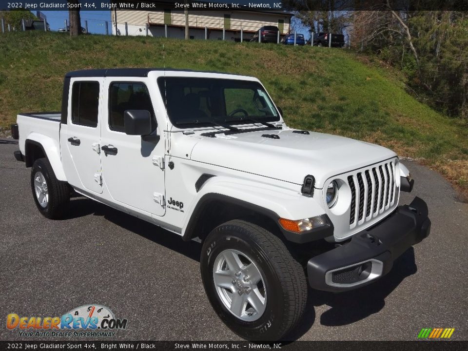 2022 Jeep Gladiator Sport 4x4 Bright White / Black Photo #4