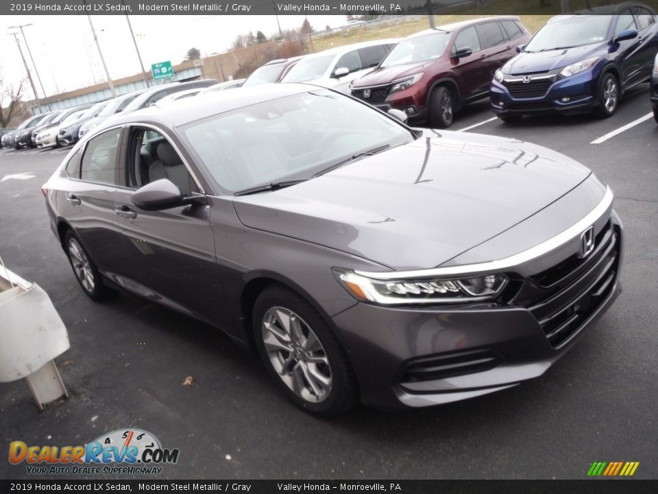 2019 Honda Accord LX Sedan Modern Steel Metallic / Gray Photo #5