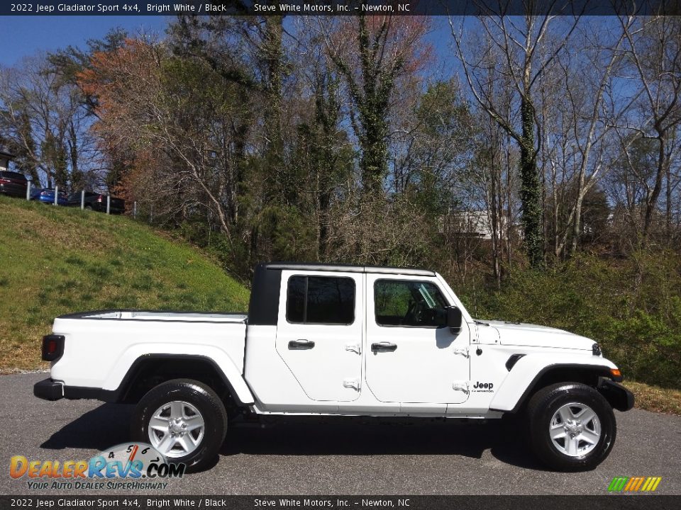 2022 Jeep Gladiator Sport 4x4 Bright White / Black Photo #5