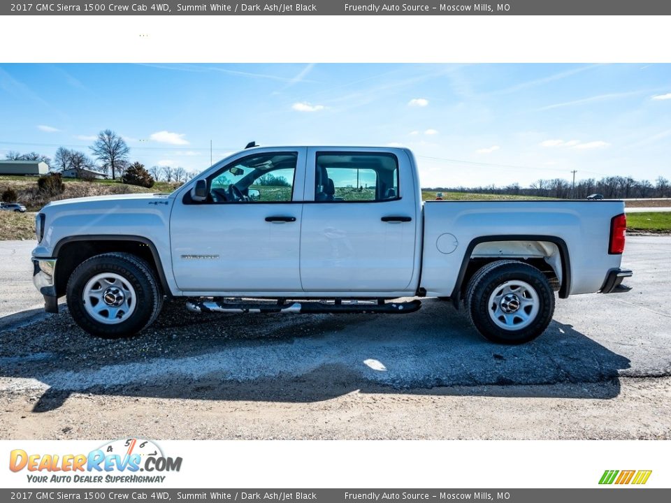 2017 GMC Sierra 1500 Crew Cab 4WD Summit White / Dark Ash/Jet Black Photo #7