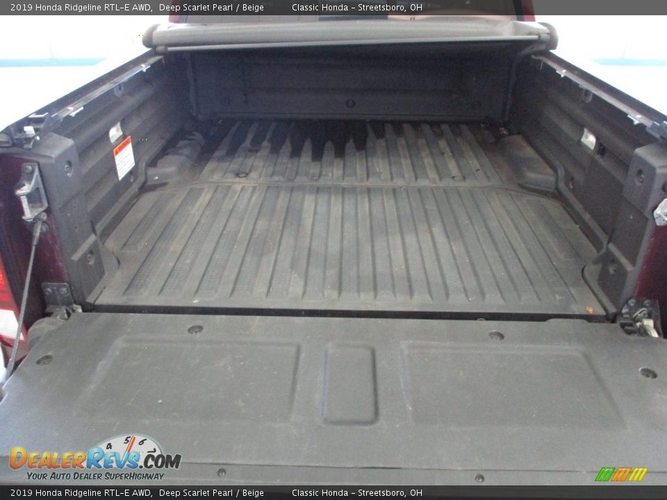 2019 Honda Ridgeline RTL-E AWD Deep Scarlet Pearl / Beige Photo #20