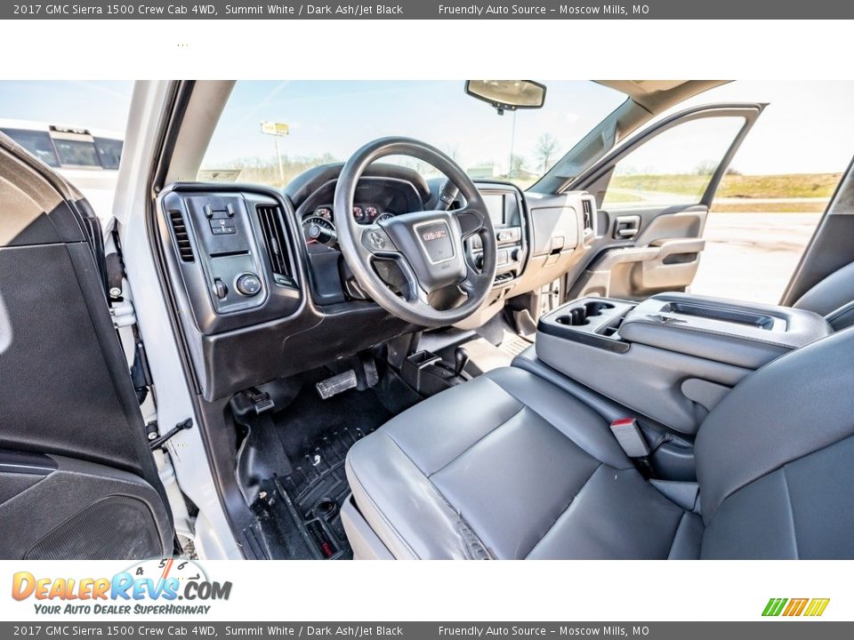 Dark Ash/Jet Black Interior - 2017 GMC Sierra 1500 Crew Cab 4WD Photo #19