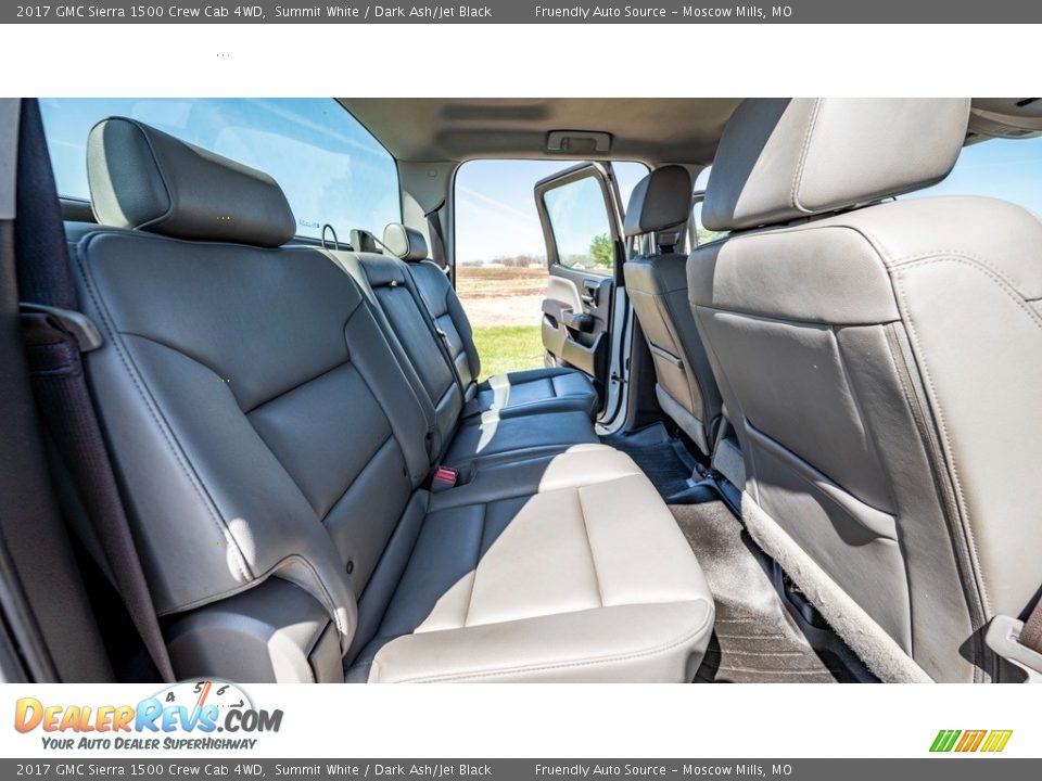 Rear Seat of 2017 GMC Sierra 1500 Crew Cab 4WD Photo #22