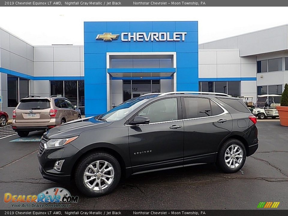 2019 Chevrolet Equinox LT AWD Nightfall Gray Metallic / Jet Black Photo #1