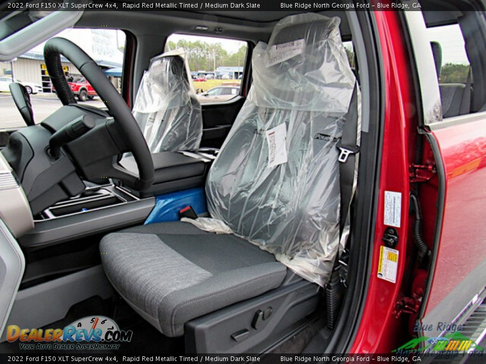 2022 Ford F150 XLT SuperCrew 4x4 Rapid Red Metallic Tinted / Medium Dark Slate Photo #11
