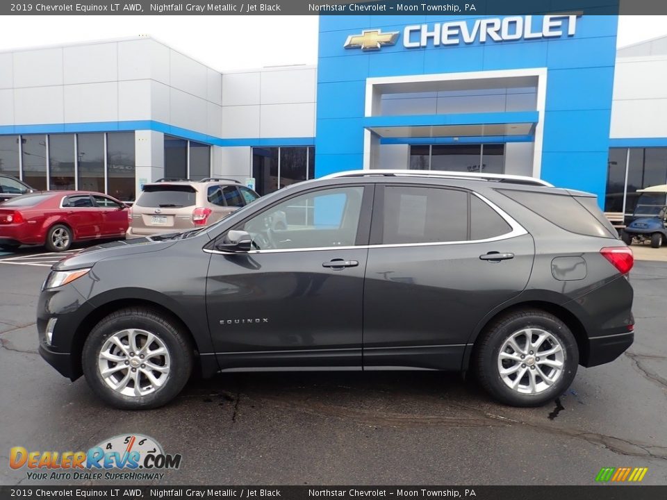 2019 Chevrolet Equinox LT AWD Nightfall Gray Metallic / Jet Black Photo #3