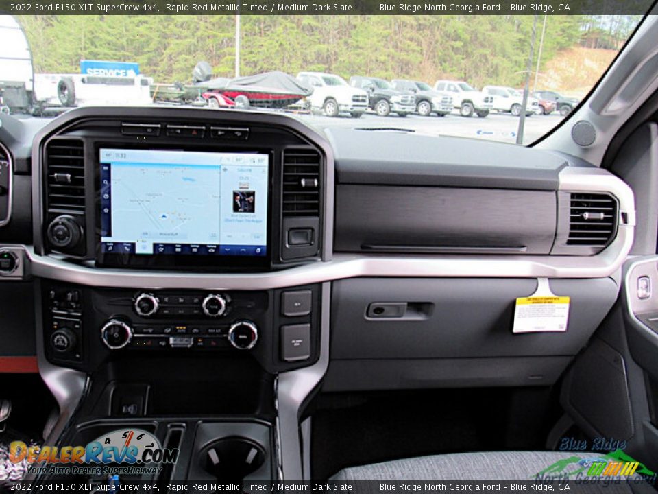 2022 Ford F150 XLT SuperCrew 4x4 Rapid Red Metallic Tinted / Medium Dark Slate Photo #16