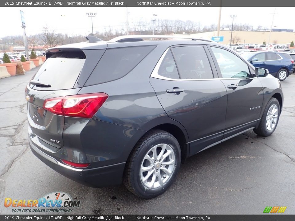 2019 Chevrolet Equinox LT AWD Nightfall Gray Metallic / Jet Black Photo #9