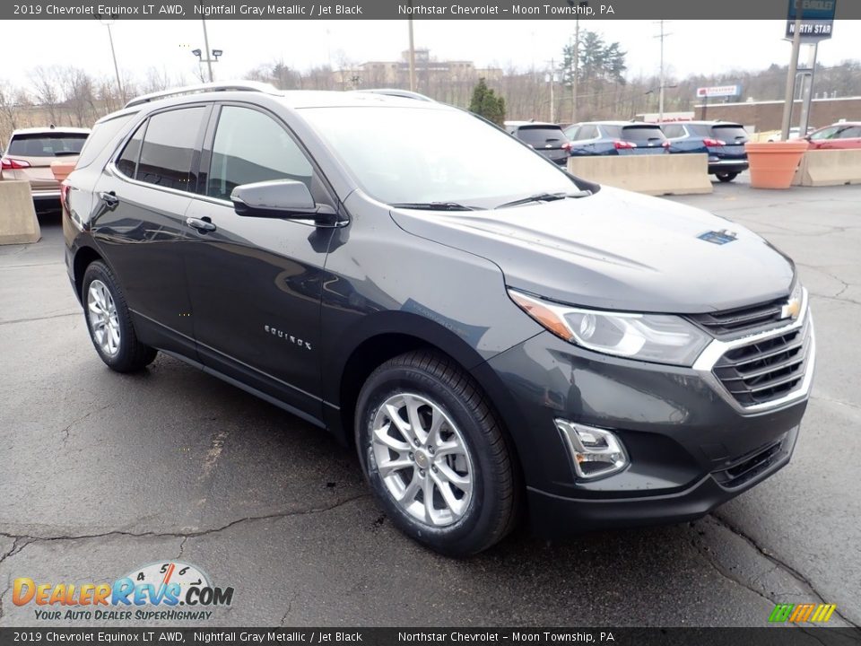 2019 Chevrolet Equinox LT AWD Nightfall Gray Metallic / Jet Black Photo #11