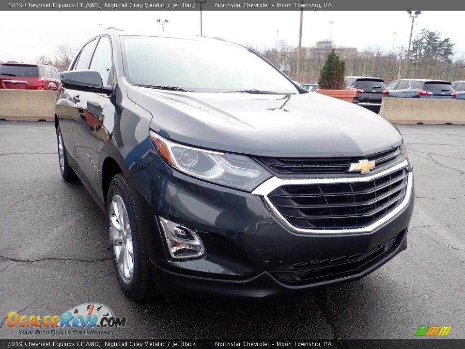 2019 Chevrolet Equinox LT AWD Nightfall Gray Metallic / Jet Black Photo #12