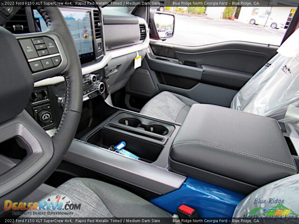 2022 Ford F150 XLT SuperCrew 4x4 Rapid Red Metallic Tinted / Medium Dark Slate Photo #25