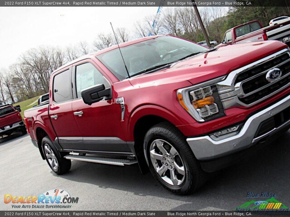 2022 Ford F150 XLT SuperCrew 4x4 Rapid Red Metallic Tinted / Medium Dark Slate Photo #29