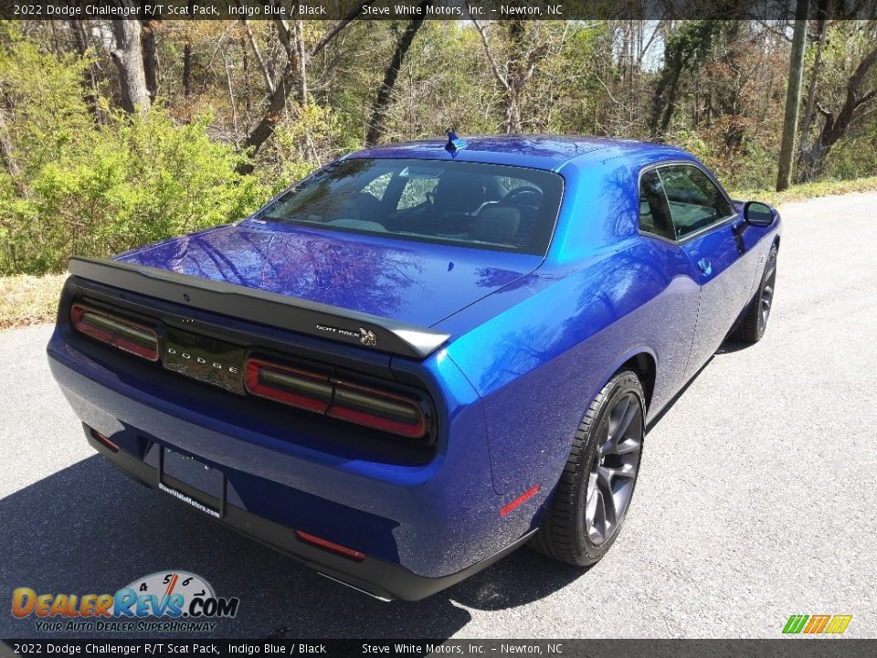 2022 Dodge Challenger R/T Scat Pack Indigo Blue / Black Photo #6