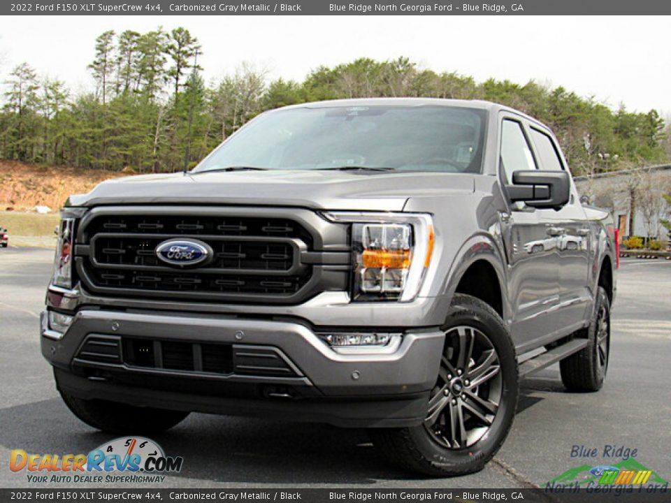 2022 Ford F150 XLT SuperCrew 4x4 Carbonized Gray Metallic / Black Photo #1
