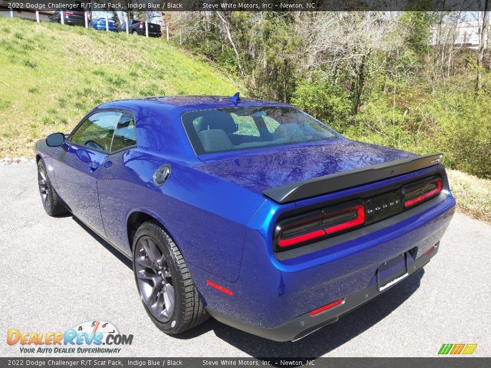 2022 Dodge Challenger R/T Scat Pack Indigo Blue / Black Photo #8