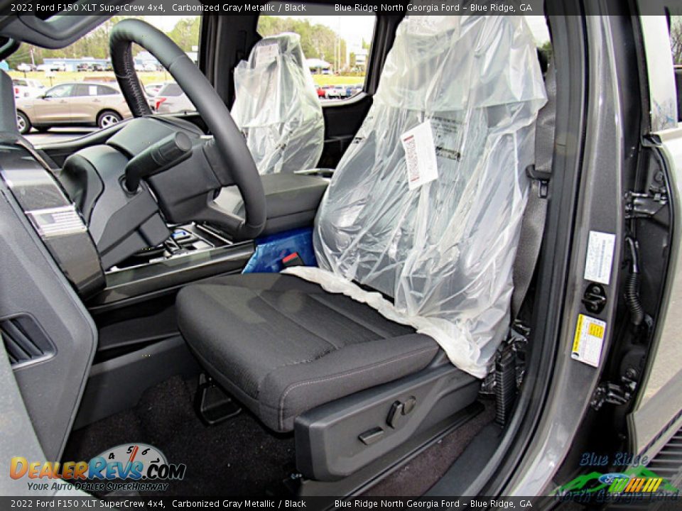 2022 Ford F150 XLT SuperCrew 4x4 Carbonized Gray Metallic / Black Photo #11