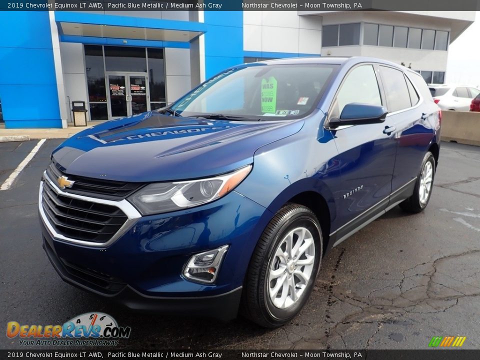 2019 Chevrolet Equinox LT AWD Pacific Blue Metallic / Medium Ash Gray Photo #2