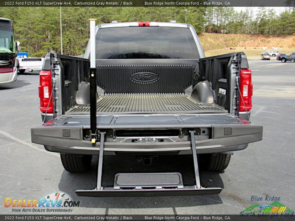 2022 Ford F150 XLT SuperCrew 4x4 Carbonized Gray Metallic / Black Photo #14
