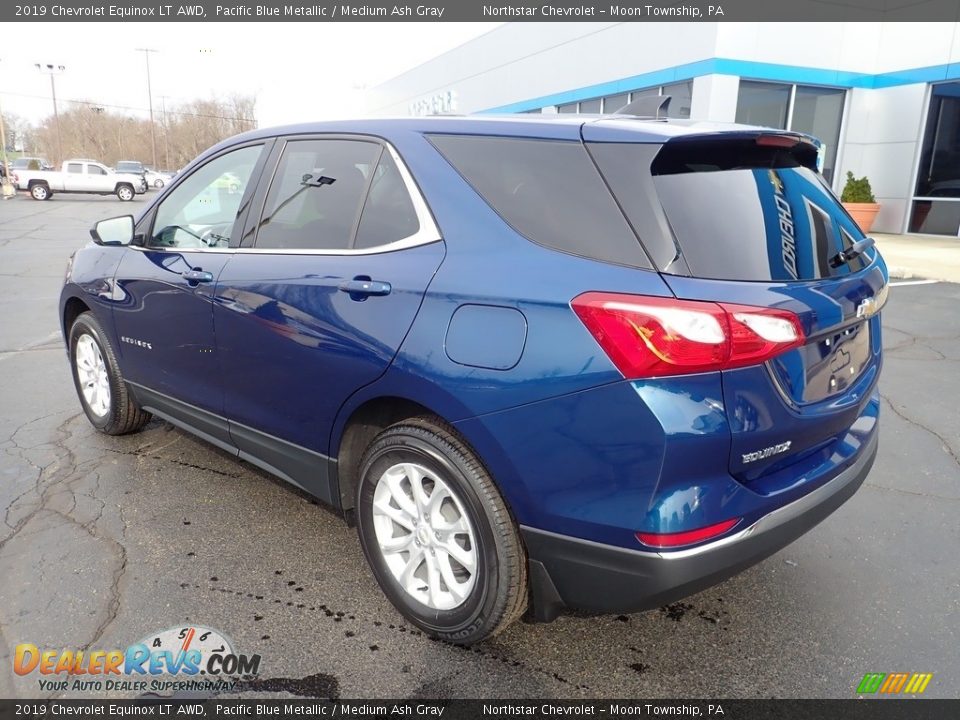 2019 Chevrolet Equinox LT AWD Pacific Blue Metallic / Medium Ash Gray Photo #4