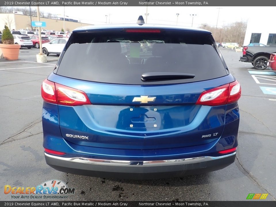 2019 Chevrolet Equinox LT AWD Pacific Blue Metallic / Medium Ash Gray Photo #6