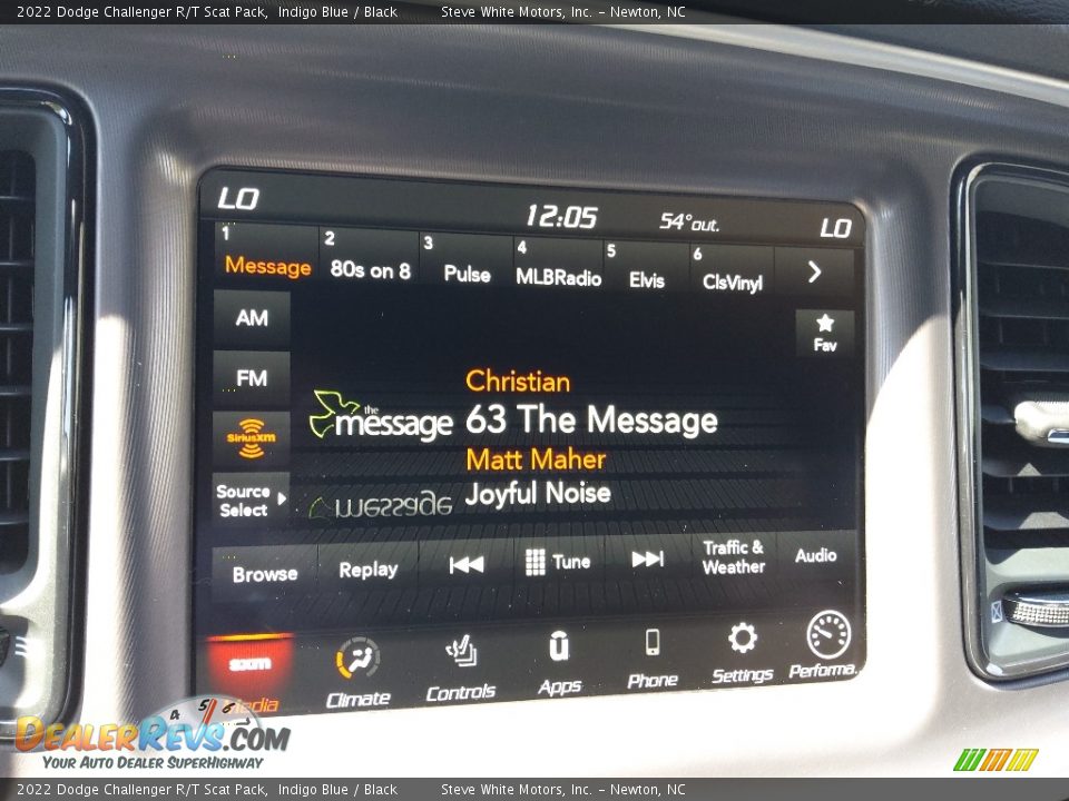 2022 Dodge Challenger R/T Scat Pack Indigo Blue / Black Photo #20