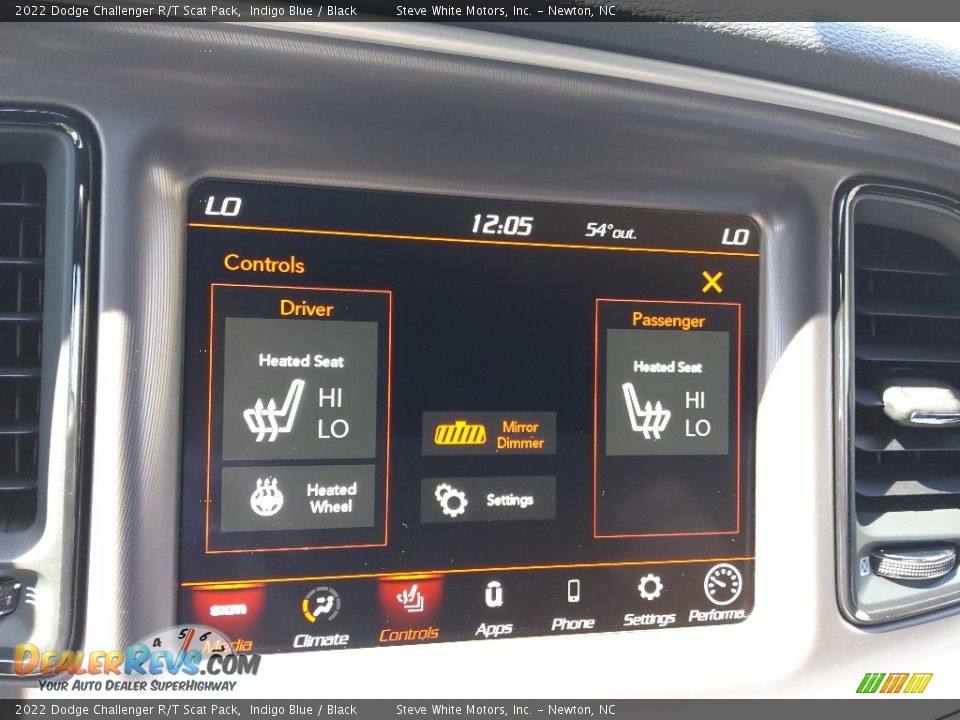 2022 Dodge Challenger R/T Scat Pack Indigo Blue / Black Photo #21