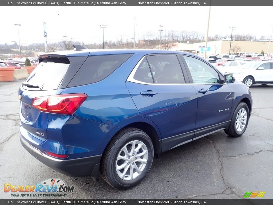 2019 Chevrolet Equinox LT AWD Pacific Blue Metallic / Medium Ash Gray Photo #9