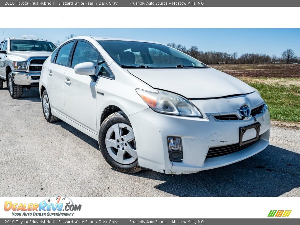 2010 Toyota Prius Hybrid II Blizzard White Pearl / Dark Gray Photo #1