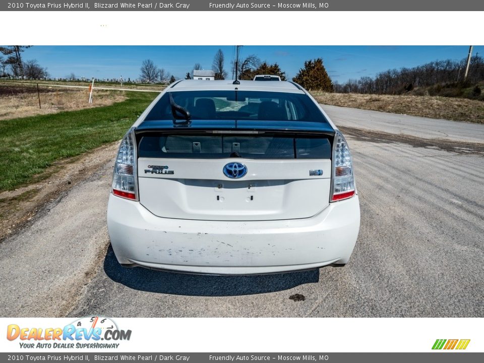 2010 Toyota Prius Hybrid II Blizzard White Pearl / Dark Gray Photo #5