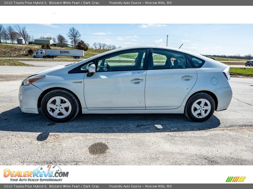 2010 Toyota Prius Hybrid II Blizzard White Pearl / Dark Gray Photo #7