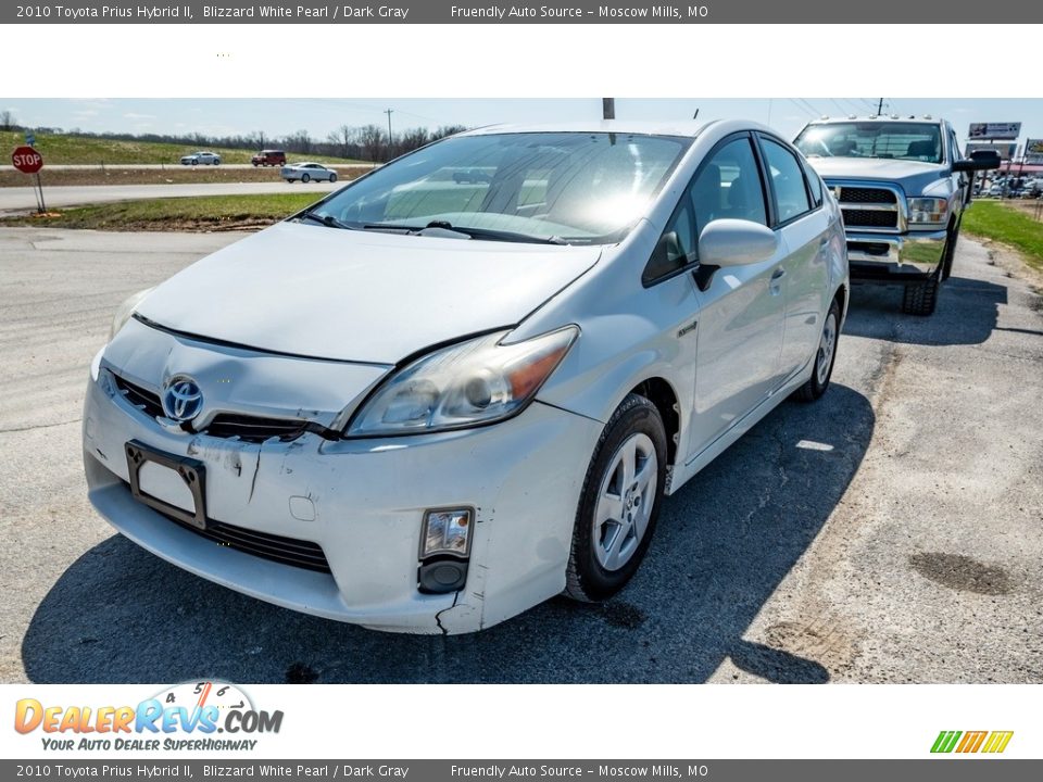 2010 Toyota Prius Hybrid II Blizzard White Pearl / Dark Gray Photo #8