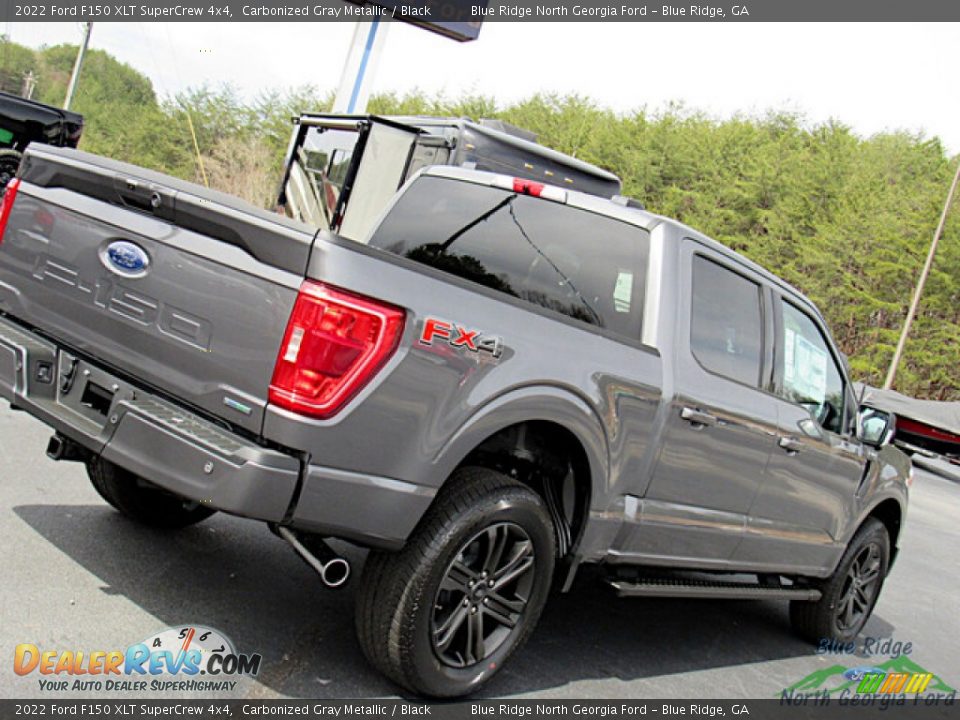 2022 Ford F150 XLT SuperCrew 4x4 Carbonized Gray Metallic / Black Photo #29