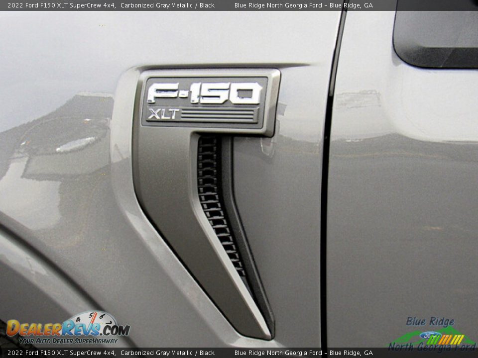 2022 Ford F150 XLT SuperCrew 4x4 Carbonized Gray Metallic / Black Photo #31