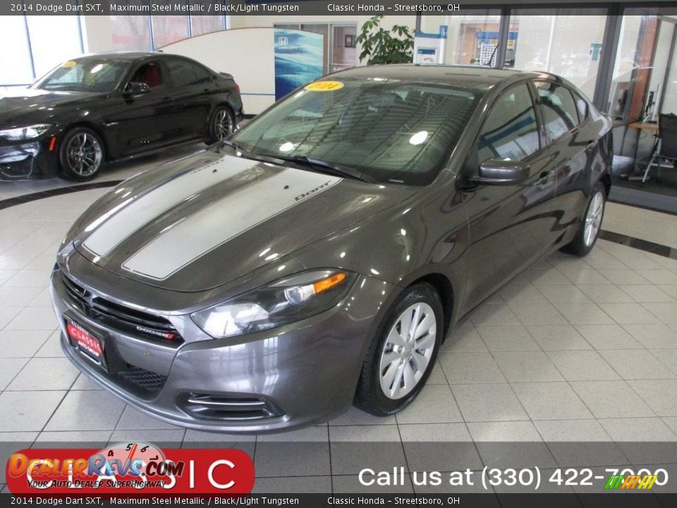 2014 Dodge Dart SXT Maximum Steel Metallic / Black/Light Tungsten Photo #1