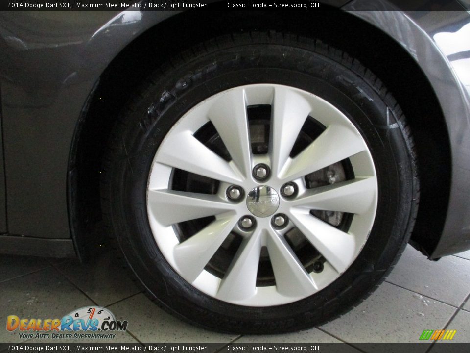 2014 Dodge Dart SXT Maximum Steel Metallic / Black/Light Tungsten Photo #5