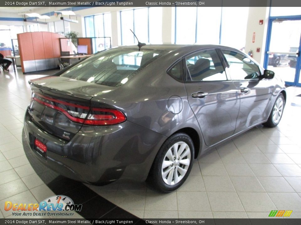 2014 Dodge Dart SXT Maximum Steel Metallic / Black/Light Tungsten Photo #7