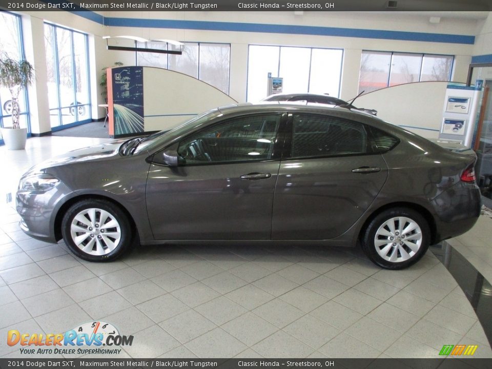 2014 Dodge Dart SXT Maximum Steel Metallic / Black/Light Tungsten Photo #10