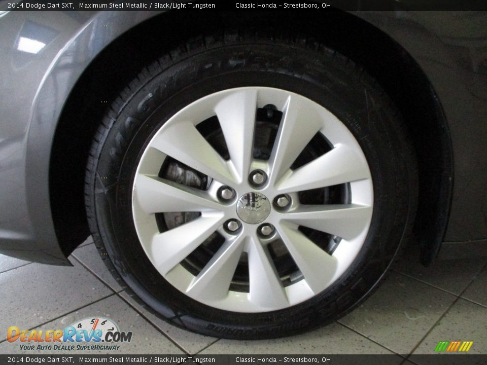 2014 Dodge Dart SXT Maximum Steel Metallic / Black/Light Tungsten Photo #12