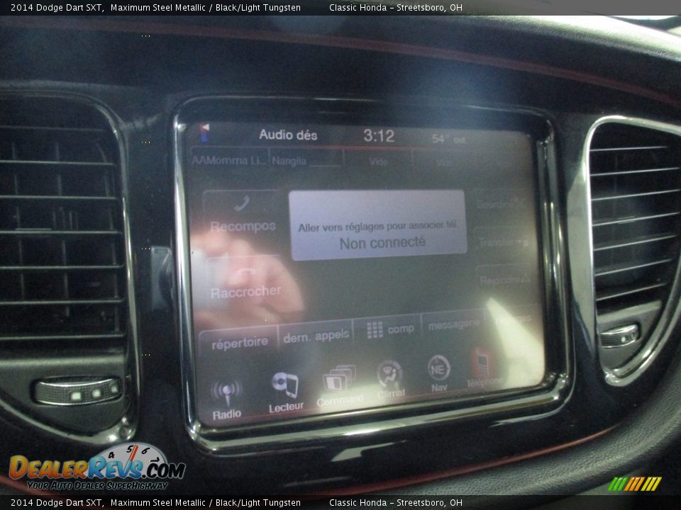 2014 Dodge Dart SXT Maximum Steel Metallic / Black/Light Tungsten Photo #35