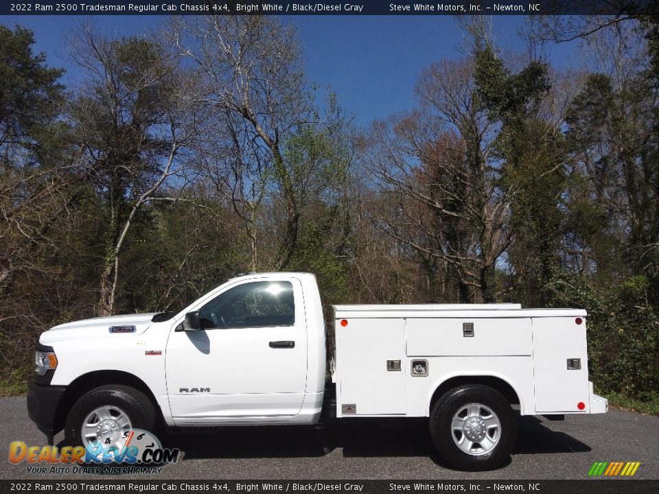 2022 Ram 2500 Tradesman Regular Cab Chassis 4x4 Bright White / Black/Diesel Gray Photo #1