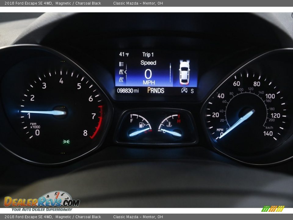 2018 Ford Escape SE 4WD Magnetic / Charcoal Black Photo #8