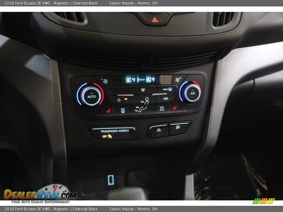 2018 Ford Escape SE 4WD Magnetic / Charcoal Black Photo #13