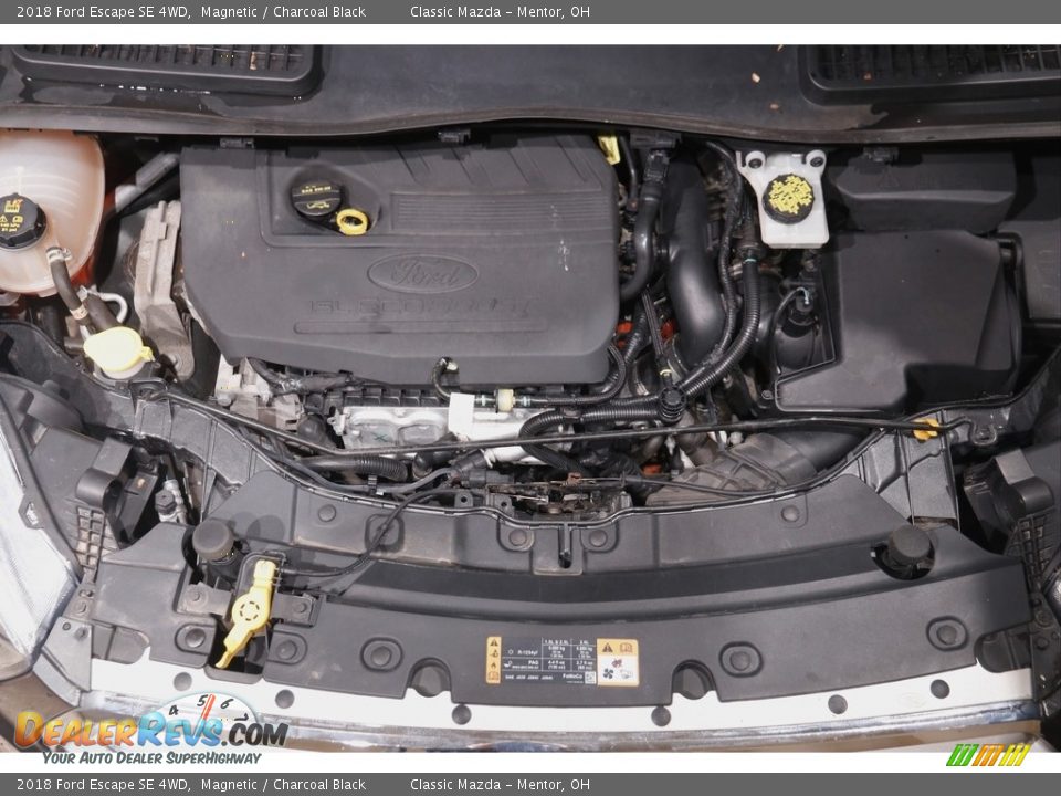 2018 Ford Escape SE 4WD Magnetic / Charcoal Black Photo #19