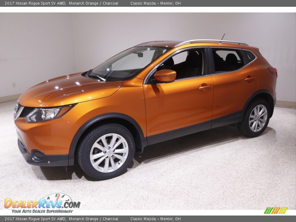 2017 Nissan Rogue Sport SV AWD Monarch Orange / Charcoal Photo #3