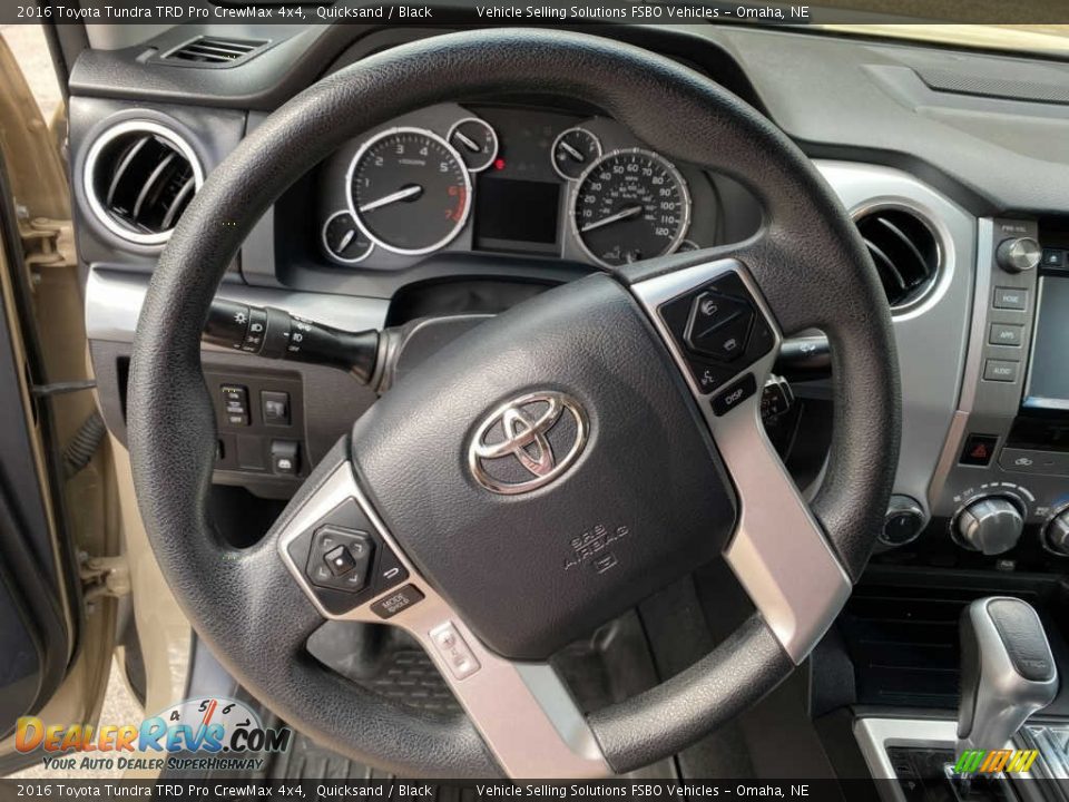 2016 Toyota Tundra TRD Pro CrewMax 4x4 Steering Wheel Photo #3