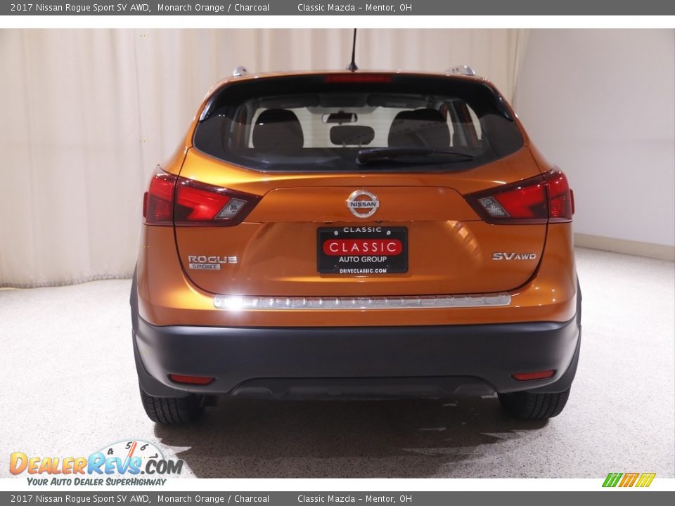 2017 Nissan Rogue Sport SV AWD Monarch Orange / Charcoal Photo #17