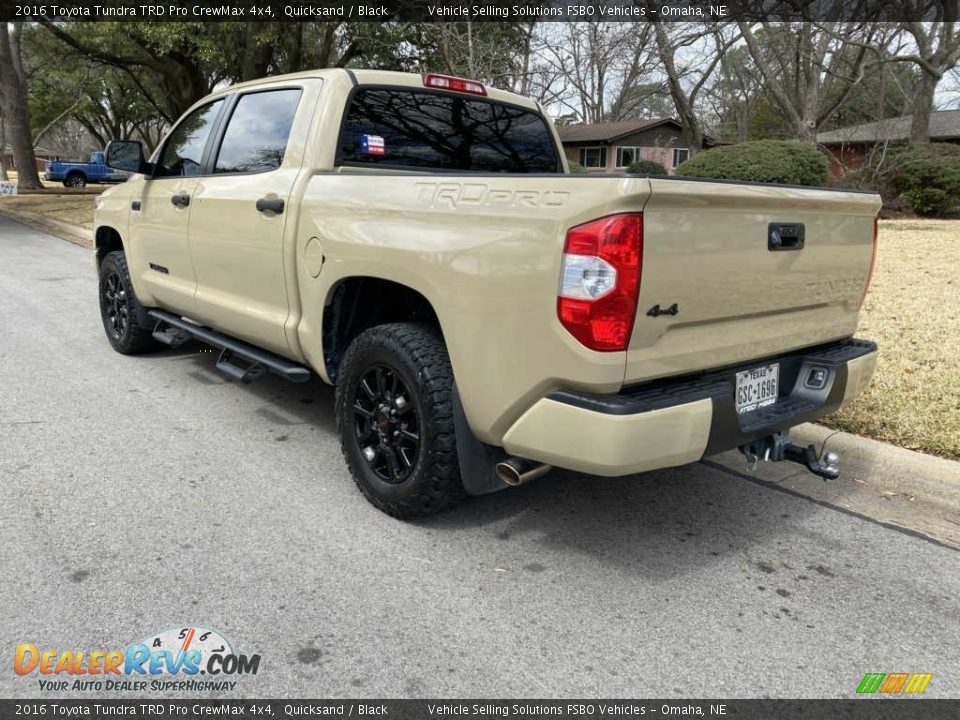 2016 Toyota Tundra TRD Pro CrewMax 4x4 Quicksand / Black Photo #16