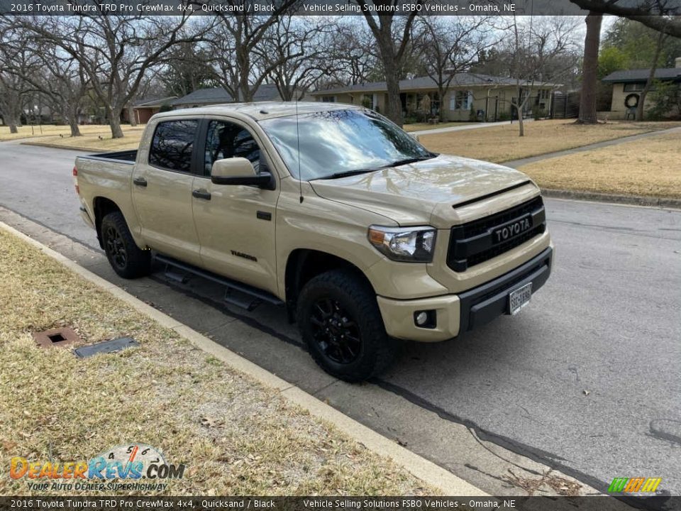 2016 Toyota Tundra TRD Pro CrewMax 4x4 Quicksand / Black Photo #18