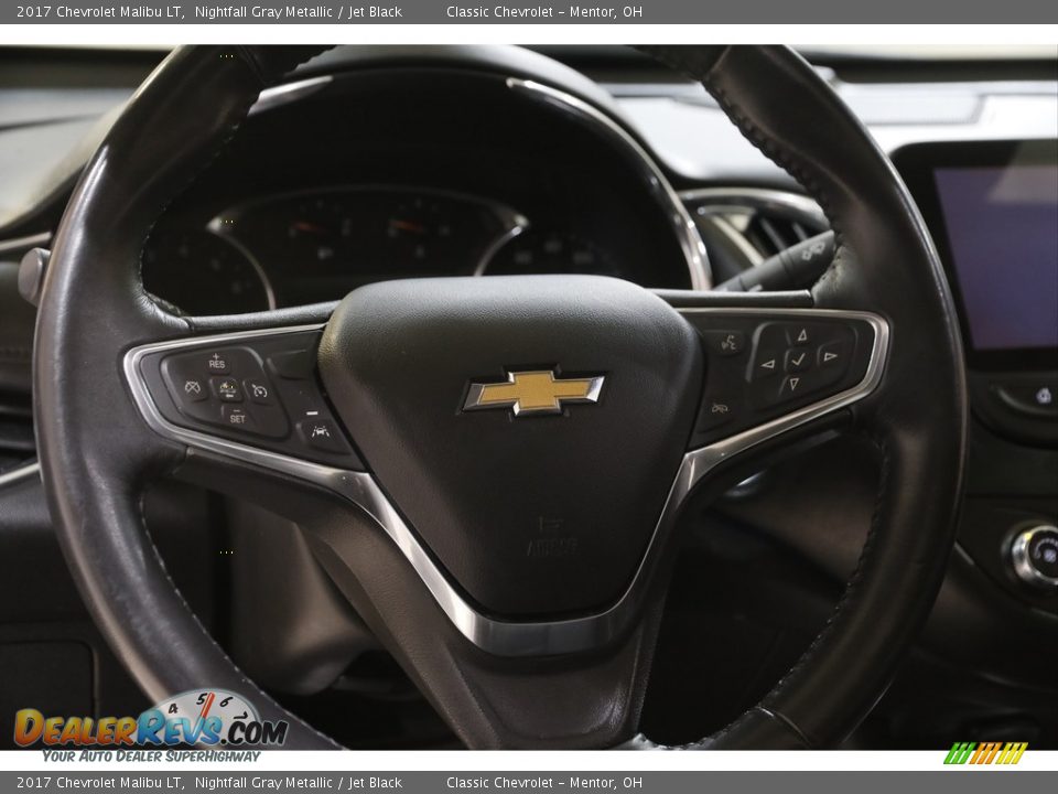 2017 Chevrolet Malibu LT Nightfall Gray Metallic / Jet Black Photo #7