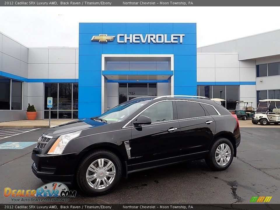 2012 Cadillac SRX Luxury AWD Black Raven / Titanium/Ebony Photo #1